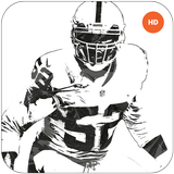 Khalil Mack Wallpaper HD NFL icône