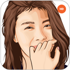 Ha Ji Won Wallpaper HD icône