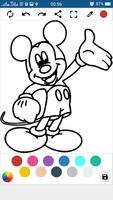 How To Color Mickey Mouse Game captura de pantalla 1