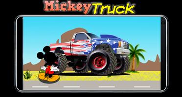 Mickey Drive Truck Minnie RoadSter Cartaz