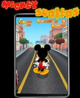 Subway Mickey Surfer minnie ポスター