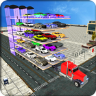 City Car Transporter Truck Simulator آئیکن