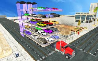 City Car Transporter Truck Simulator 海报