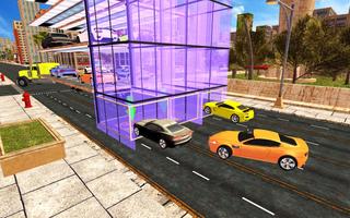 City Car Transporter Truck Simulator скриншот 2