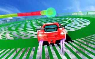 Giant Tunnel Tube GT Car Ramp Stunts Driver 2018 الملصق