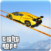 Longest Tightrope Mega Ramp Car Racing Stunts Game