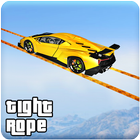 Longest Tightrope Mega Ramp Car Racing Stunts Game Zeichen