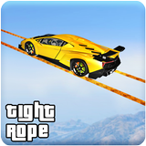 Longest Tightrope Mega Ramp Car Racing Stunts Game Zeichen