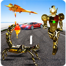Scorpion Robot Transformation: Flying Car Wars APK
