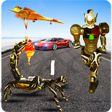 Scorpion Robot Transformation: Flying Car Wars أيقونة