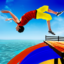 Sky Water Slide Flip Adventure Diving Stunts APK