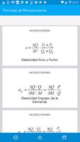 Formulas de Microeconomía الملصق