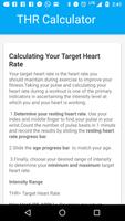 Target Heart Rate Calculator captura de pantalla 1