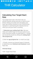 Target Heart Rate Calculator capture d'écran 1