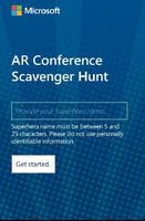 AR Conference Scavenger Hunt Poster