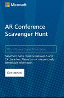 AR Conference Scavenger Hunt poster