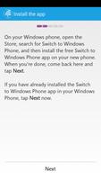 Switch to Windows Phone imagem de tela 1