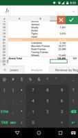 برنامه‌نما Keyboard for Excel عکس از صفحه
