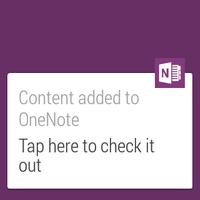 OneNote for Android Wear screenshot 1