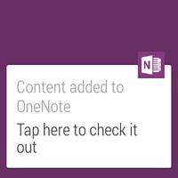 OneNote for Android Wear スクリーンショット 1
