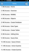 Learn MS Access 海报