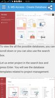 Learn MS Access تصوير الشاشة 1