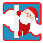 santa jump icon