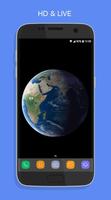 Rotating Earth Wallpaper HD پوسٹر