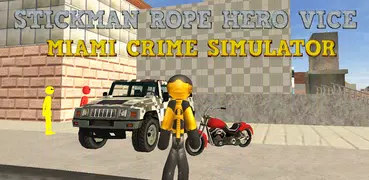 Stickman Rope Hero Vice Miami Crime Simulator