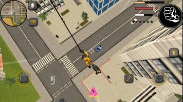 Stickman Rope Hero Vice Miami Crime Simulator imagem de tela 1