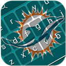 Miami Dolphins NFL Keyboard Theme aplikacja