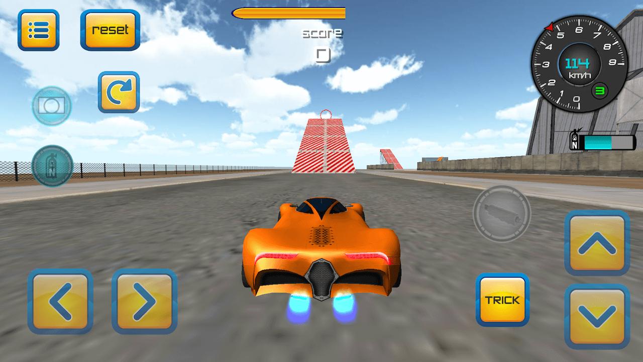 Stunt car Challenge 3 (мод). Игра прыгать по машинам