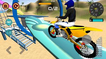 Motocross Playa Saltando 2 captura de pantalla 2