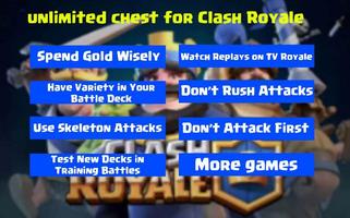 Nolimit Chest for Clash Royale पोस्टर