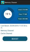 برنامه‌نما Memory Cleaner عکس از صفحه