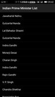 Indian Prime Minister List capture d'écran 2