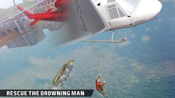 911 Helicopter Rescue Sim 3D ảnh chụp màn hình 1