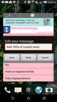 SMS One Click Reply capture d'écran 2