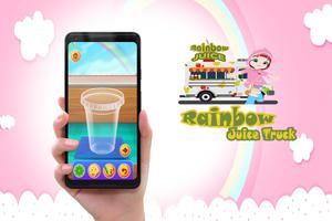 Rainbow Juice Truck poster