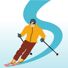 Ski Zig Zag icône