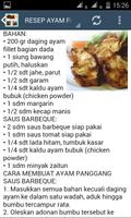 Resep Ayam Panggang capture d'écran 2