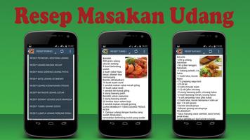 Resep Masakan Udang poster