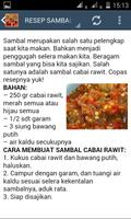 Aneka Resep Sambal imagem de tela 1