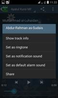 Ayatul Kursi MP3 اسکرین شاٹ 3