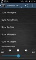 Full Quran MP3 Offline capture d'écran 1