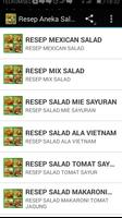 Resep Aneka Salad スクリーンショット 1