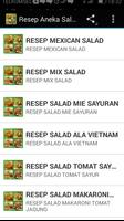 Resep Aneka Salad ภาพหน้าจอ 1