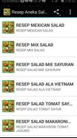 Resep Aneka Salad screenshot 1