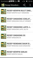 Resep Masakan Singkong screenshot 1