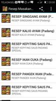 Resep Masakan Padang تصوير الشاشة 2